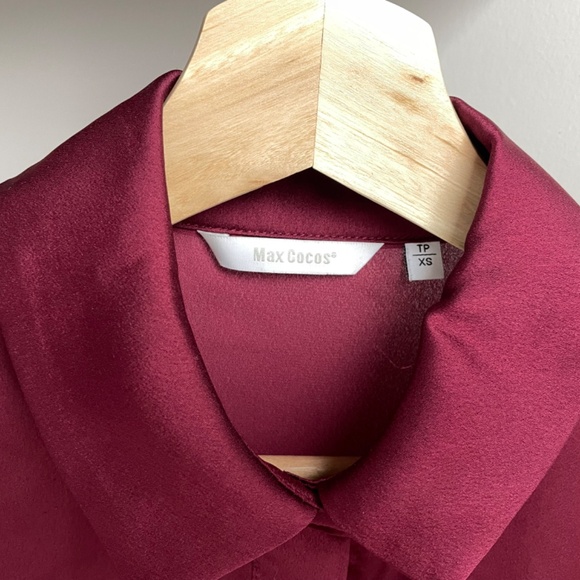 Mixed satin effet shirt - Picture 4 of 6